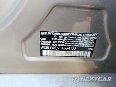 Zdjęcie 12 z 12 samochodu: 2005 MERCEDES-BENZ E 320 VIN:WDBUF65J95A664172 - miniatura