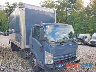Czwarte zdjęcie samochodu z boku: 2022 ISUZU NRR - BOX TRUCK VIN:JALE5W160N7303533 - miniatura