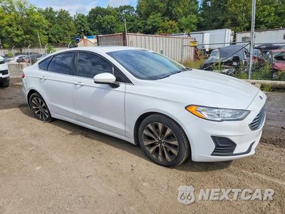 Czwarte zdjęcie samochodu z boku: 2019 FORD FUSION SE VIN:3FA6P0T92KR233595 - miniatura