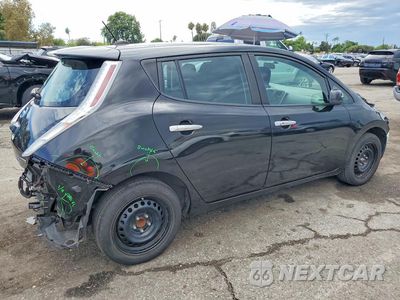 Trzecie zdjęcie samochodu z tyłu: 2017 NISSAN LEAF S VIN:1N4BZ0CP3HC302552 - miniatura