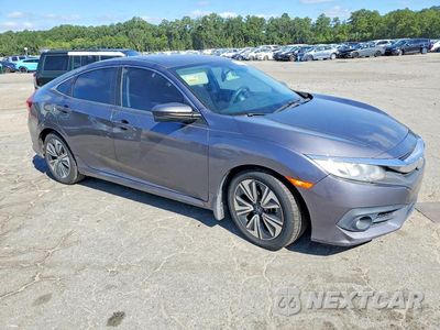 Czwarte zdjęcie samochodu z boku: 2017 HONDA CIVIC EX VIN:19XFC1F33HE007357 - miniatura
