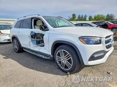 Czwarte zdjęcie samochodu z boku: 2020 MERCEDES-BENZ GLS 450 4MATIC VIN:4JGFF5KE0LA220411 - miniatura