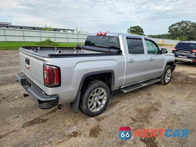 Trzecie zdjęcie samochodu z tyłu: 2018 GMC SIERRA K1500 SLT VIN:3GTU2NEC4JG523899 - miniatura