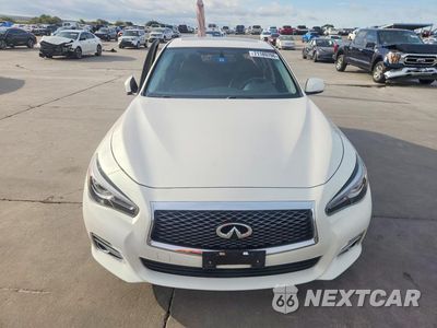 Piąte zdjęcie samochodu w środku: 2015 INFINITI Q50 PREMIUM VIN:JN1BV7AP8FM333713 - miniatura