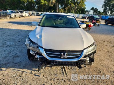 Piąte zdjęcie samochodu w środku: 2014 HONDA ACCORD EXL VIN:1HGCR2F80EA208250 - miniatura