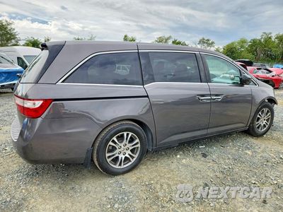 Trzecie zdjęcie samochodu z tyłu: 2013 HONDA ODYSSEY EXL VIN:5FNRL5H61DB056735 - miniatura