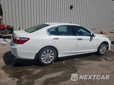Trzecie zdjęcie samochodu z tyłu: 2013 HONDA ACCORD EXL VIN:1HGCR3F81DA015206 - miniatura