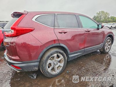 Trzecie zdjęcie samochodu z tyłu: 2018 HONDA CR-V EXL VIN:7FARW2H89JE090333 - miniatura