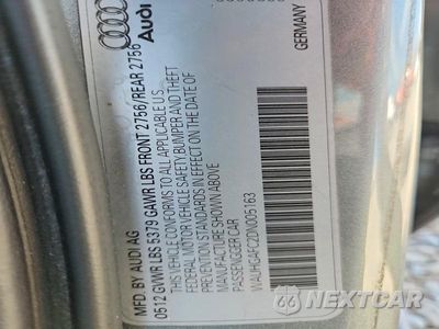 Zdjęcie 12 z 12 samochodu: 2013 AUDI A6 PRESTIGE VIN:WAUHGAFC2DN005163 - miniatura