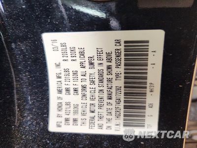 Zdjęcie 12 z 12 samochodu: 2016 HONDA ACCORD EX VIN:1HGCR2F74GA172282 - miniatura