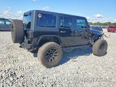 Trzecie zdjęcie samochodu z tyłu: 2016 JEEP WRANGLER UNLIMITED SAHARA VIN:1C4BJWEGXGL130018 - miniatura
