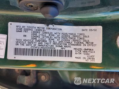 Zdjęcie 14 z 14 samochodu: 2002 TOYOTA HIGHLANDER LIMITED VIN:JTEHF21A620084604 - miniatura