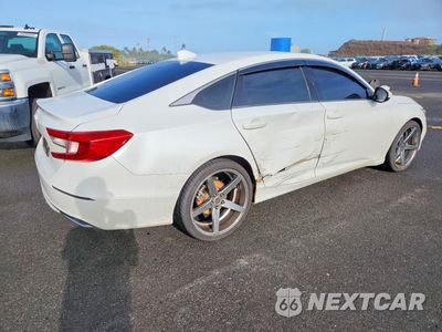 Trzecie zdjęcie samochodu z tyłu: 2018 HONDA ACCORD LX VIN:1HGCV1F15JA241103 - miniatura