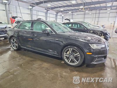 Czwarte zdjęcie samochodu z boku: 2018 AUDI A4 PREMIUM PLUS VIN:WAUENAF47JA104534 - miniatura
