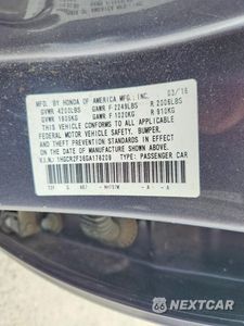 Zdjęcie 12 z 12 samochodu: 2016 HONDA ACCORD LX VIN:1HGCR2F36GA178209 - miniatura