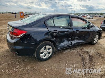 Trzecie zdjęcie samochodu z tyłu: 2015 HONDA CIVIC LX VIN:19XFB2F56FE102048 - miniatura