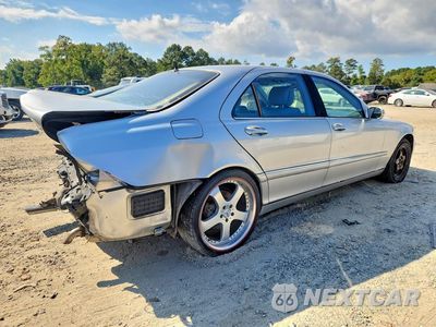 Trzecie zdjęcie samochodu z tyłu: 2001 MERCEDES-BENZ S 500 VIN:WDBNG75J31A196750 - miniatura