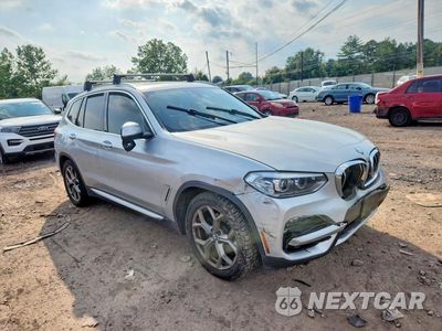 Czwarte zdjęcie samochodu z boku: 2021 BMW X3 XDRIVE30E VIN:5UXTS1C07M9F21311 - miniatura