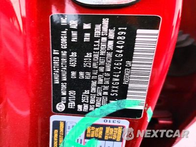 Zdjęcie 13 z 13 samochodu: 2020 KIA OPTIMA SX VIN:5XXGW4L26LG440891 - miniatura