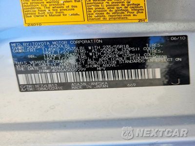Zdjęcie 13 z 13 samochodu: 2010 TOYOTA RAV4 SPORT VIN:JTMWF4DV6A5029299 - miniatura