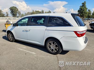 Drugie zdjęcie samochodu z przodu: 2013 HONDA ODYSSEY EXL VIN:5FNRL5H65DB021759 - miniatura