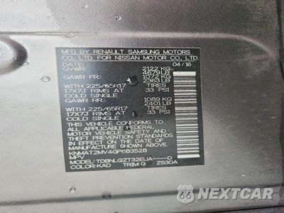 Zdjęcie 13 z 13 samochodu: 2016 NISSAN ROGUE SV VIN:KNMAT2MV4GP683528 - miniatura