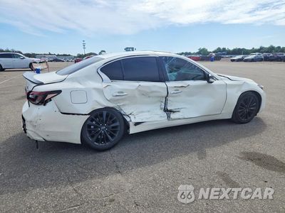 Trzecie zdjęcie samochodu z tyłu: 2020 INFINITI Q50 3.0T LUXE VIN:JN1EV7AR0LM251808 - miniatura