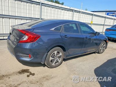 Trzecie zdjęcie samochodu z tyłu: 2020 HONDA CIVIC LX VIN:2HGFC2F65LH542902 - miniatura