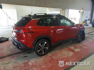 Trzecie zdjęcie samochodu z tyłu: 2024 TOYOTA COROLLA CROSS HYBRID XSE VIN:7MUFBABG7RV051659 - miniatura