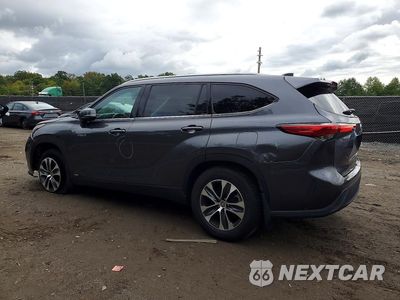 Drugie zdjęcie samochodu z przodu: 2020 TOYOTA HIGHLANDER HYBRID XLE VIN:5TDHBRCHXLS507752 - miniatura