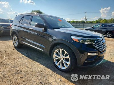 Czwarte zdjęcie samochodu z boku: 2021 FORD EXPLORER PLATINUM VIN:1FM5K8HC2MGA14150 - miniatura