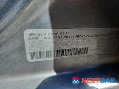 Zdjęcie 12 z 12 samochodu: 2011 AUDI A4 PREMIUM VIN:WAUAFAFL7BN010487 - miniatura