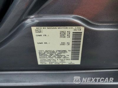 Zdjęcie 12 z 12 samochodu: 2019 NISSAN ALTIMA S VIN:1N4BL4BV5KC130590 - miniatura