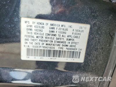 Zdjęcie 12 z 12 samochodu: 2016 ACURA ILX PREMIUM VIN:19UDE2F79GA019235 - miniatura