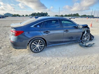 Trzecie zdjęcie samochodu z tyłu: 2024 HONDA CIVIC TOURING VIN:2HGFE1F91RH305296 - miniatura