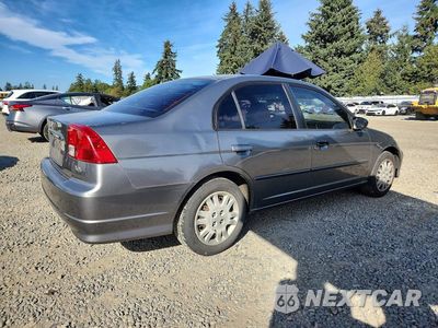 Trzecie zdjęcie samochodu z tyłu: 2004 HONDA CIVIC LX VIN:2HGES16594H582255 - miniatura