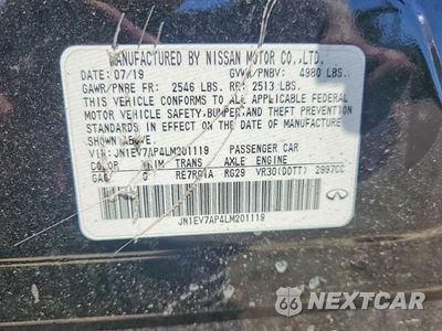 Zdjęcie 13 z 13 samochodu: 2020 INFINITI Q50 3.0T SPORT VIN:JN1EV7AP4LM201119 - miniatura