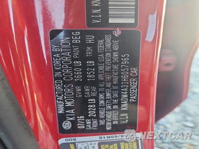 Zdjęcie 13 z 13 samochodu: 2017 KIA RIO LX VIN:KNADM4A31H6057965 - miniatura