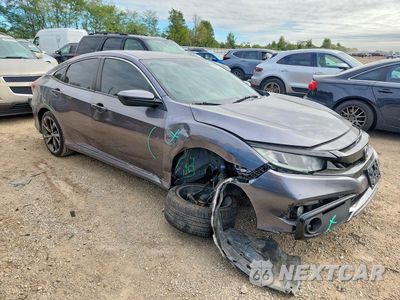 Czwarte zdjęcie samochodu z boku: 2020 HONDA CIVIC SPORT VIN:2HGFC2F88LH541034 - miniatura