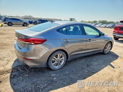 Trzecie zdjęcie samochodu z tyłu: 2018 HYUNDAI ELANTRA SEL VIN:5NPD84LF4JH379834 - miniatura