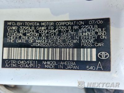 Zdjęcie 13 z 13 samochodu: 2006 TOYOTA PRIUS BASE VIN:JTDKB22U167520738 - miniatura