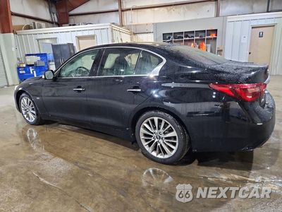 Drugie zdjęcie samochodu z przodu: 2018 INFINITI Q50 3.0T LUXE VIN:JN1EV7AR0JM438270 - miniatura