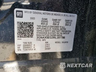 Zdjęcie 25 z 26 samochodu: 2024 CHEVROLET EQUINOX LS VIN:3GNAXSEG3RL197786 - miniatura
