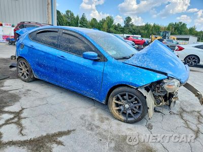 Czwarte zdjęcie samochodu z boku: 2016 DODGE DART SXT VIN:1C3CDFBBXGD607341 - miniatura