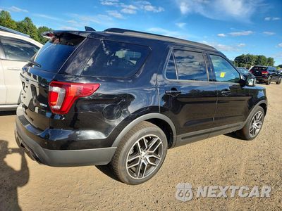 Trzecie zdjęcie samochodu z tyłu: 2017 FORD EXPLORER SPORT VIN:1FM5K8GT7HGA52366 - miniatura