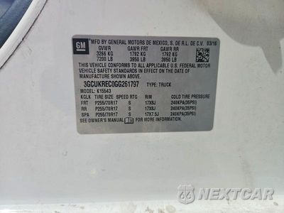 Zdjęcie 12 z 12 samochodu: 2016 CHEVROLET SILVERADO K1500 LT VIN:3GCUKREC0GG261797 - miniatura