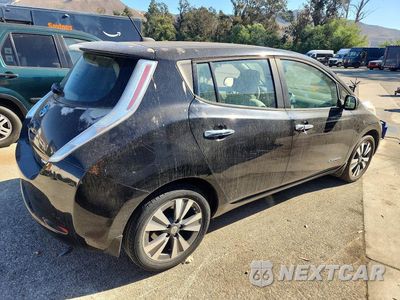 Trzecie zdjęcie samochodu z tyłu: 2015 NISSAN LEAF SV VIN:1N4AZ0CP9FC322507 - miniatura