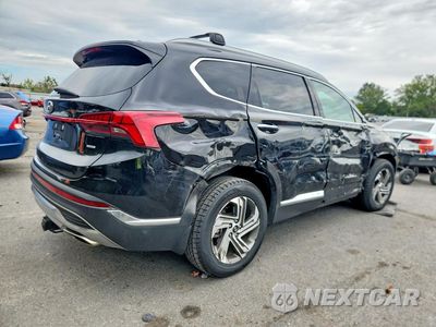Trzecie zdjęcie samochodu z tyłu: 2022 HYUNDAI SANTA FE SEL VIN:5NMS3DAJXNH398596 - miniatura