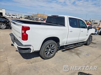 Trzecie zdjęcie samochodu z tyłu: 2022 CHEVROLET SILVERADO LTD K1500 RST VIN:3GCUYEED8NG122059 - miniatura