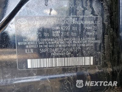 Zdjęcie 13 z 13 samochodu: 2013 HYUNDAI SONATA GLS VIN:5NPEB4AC2DH596527 - miniatura